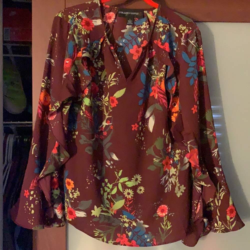 Colleen Lopez blouse size small
